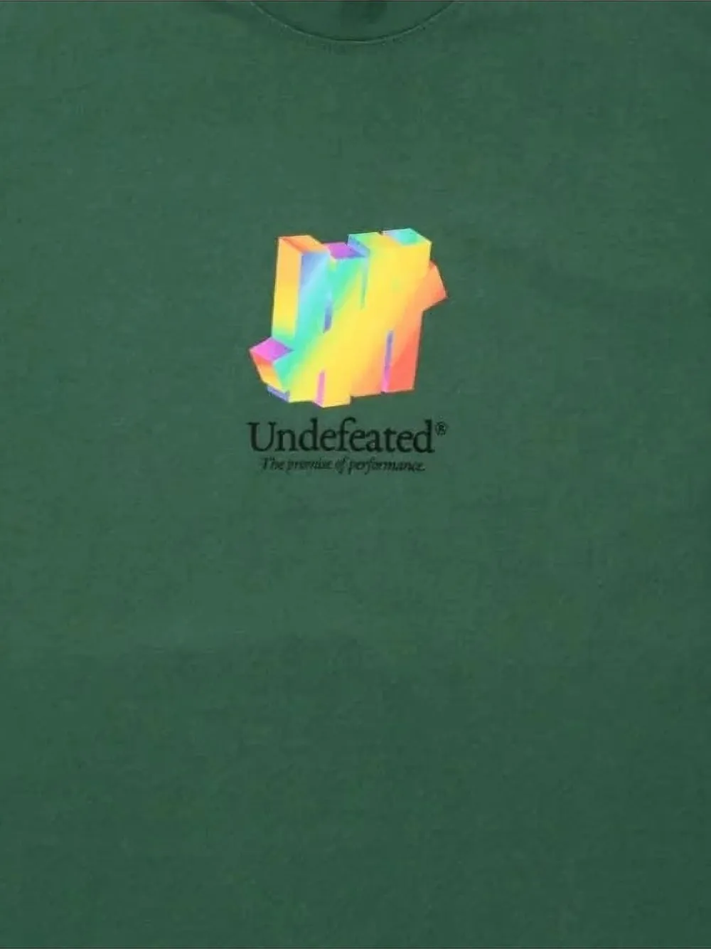 Undefeated graphic-print T-shirt - Groen