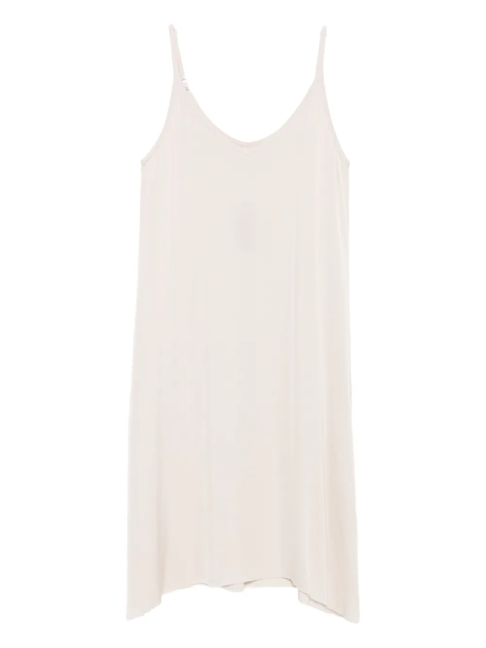 Private 0204 Scoop-neck Slip Dress In Neutral