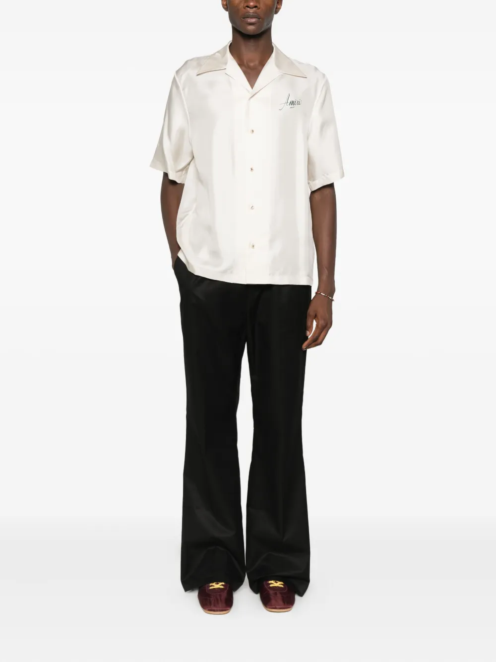 AMIRI drawstring-waist trousers | Regular-Fit & Straight Leg Pants | Image 2