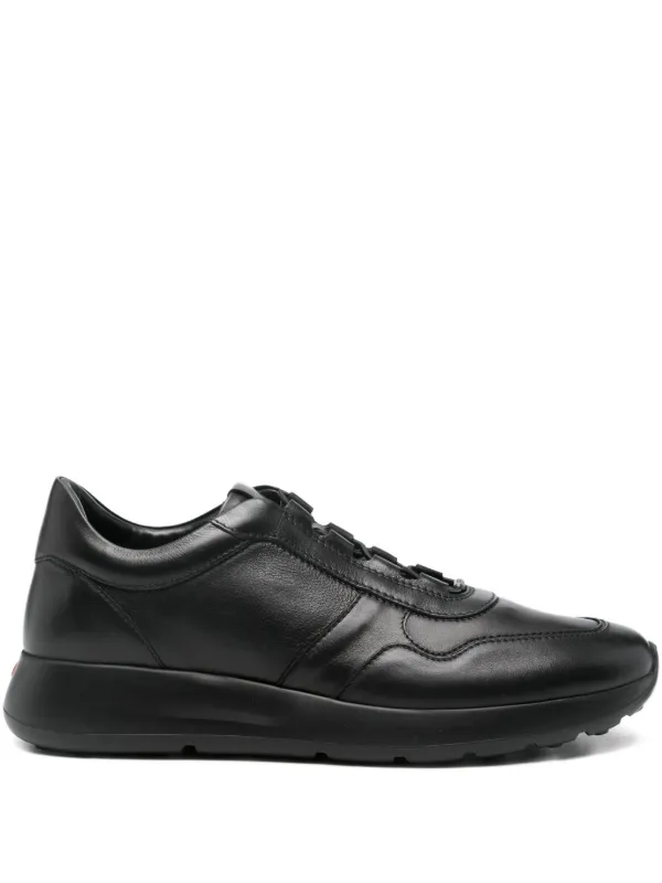 Tod's Leather lace-up Sneakers Black FARFETCH GE