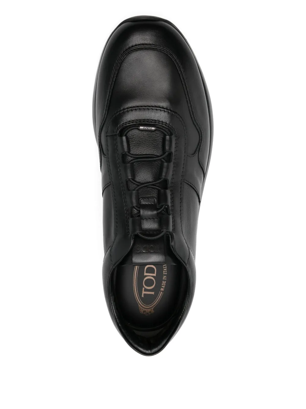 Tod's leather lace-up sneakers Black