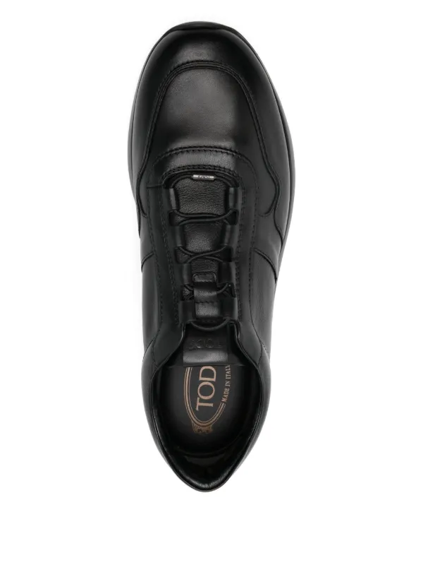 Tod's Leather lace-up Sneakers Black FARFETCH GE