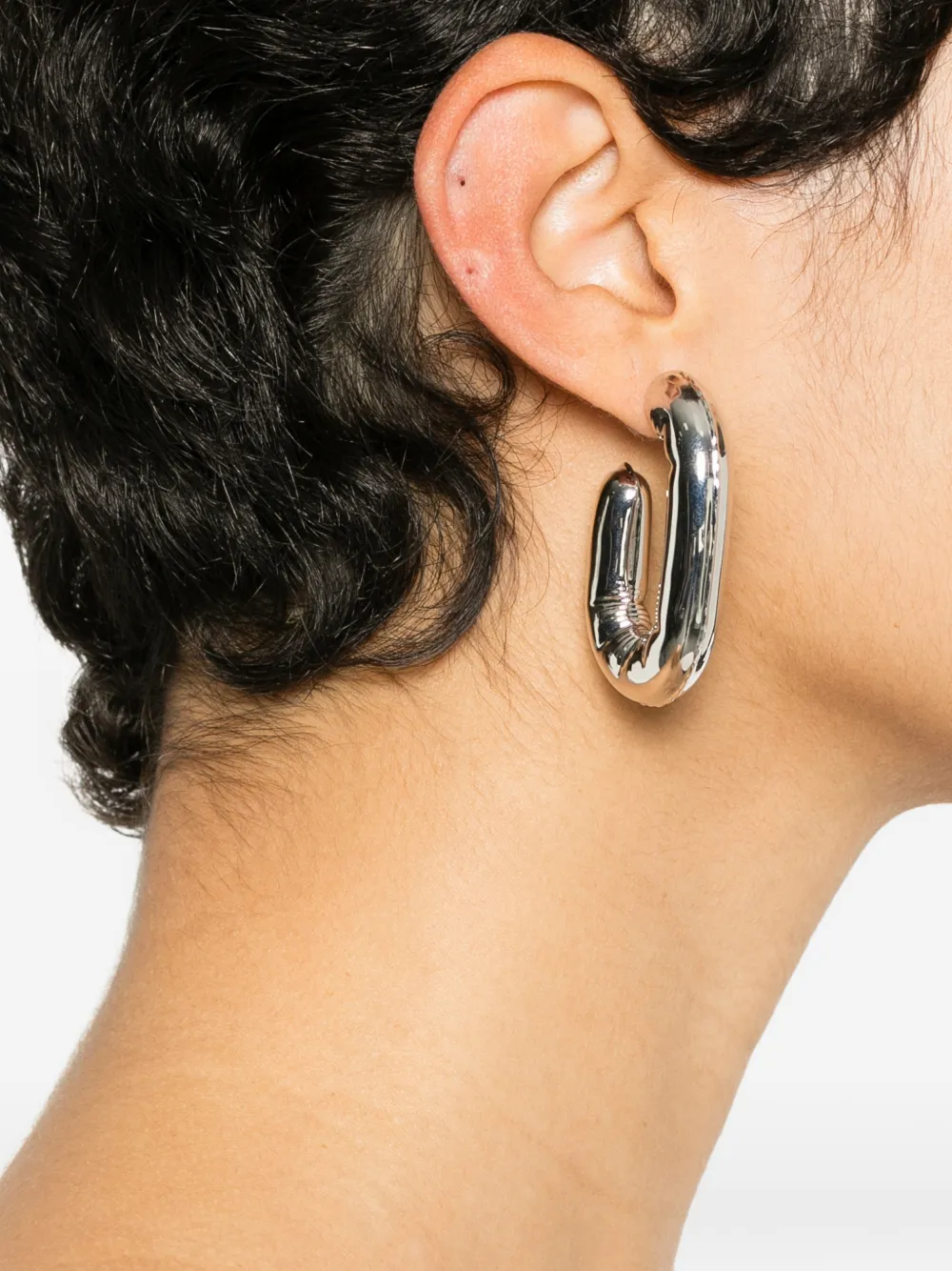 Rabanne chunky-hoop earrings - Zilver