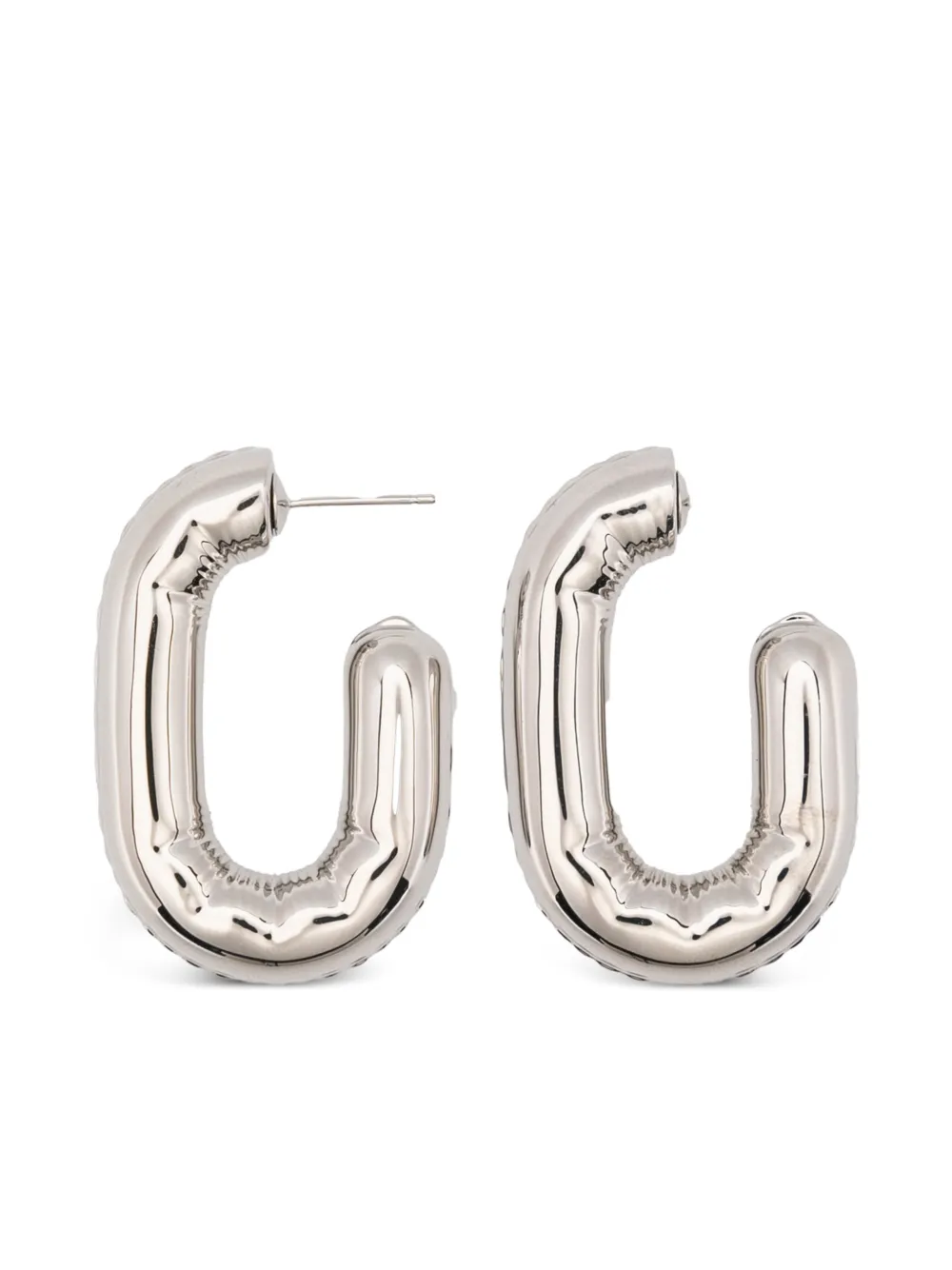 Rabanne chunky-hoop earrings - Silber