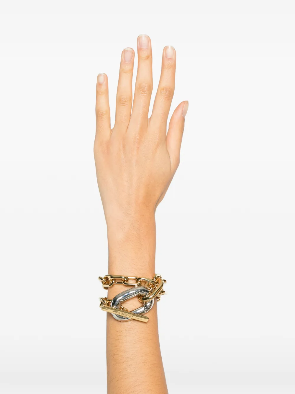 Rabanne chunky chain bracelet - Goud