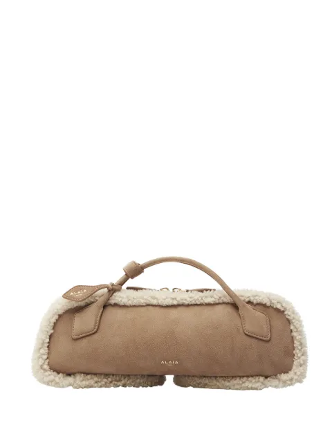 Alaïa Le Teckel clutch i lammeskind