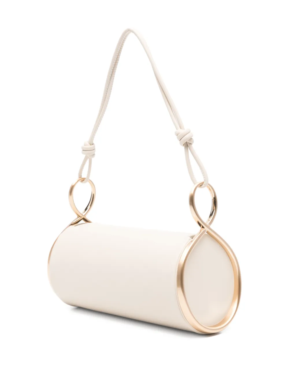  Cult Gaia Dahlia Cylindrical Shoulder Bag - Neutrals 