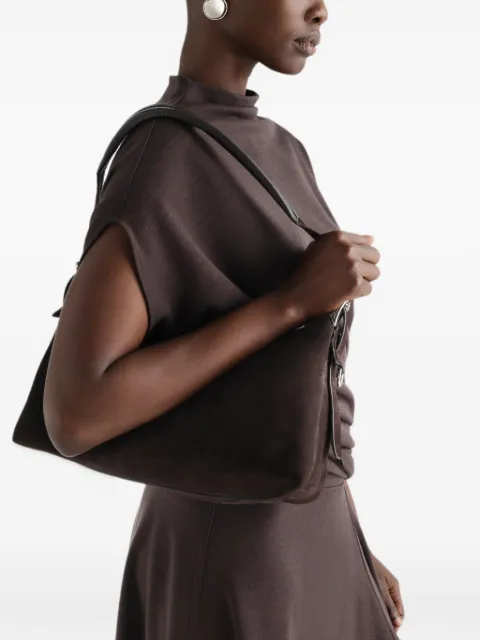 LEMAIRE belted bag in suede leather