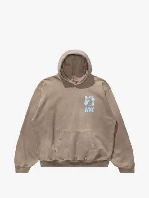 Undefeated x Union logo-print hoodie