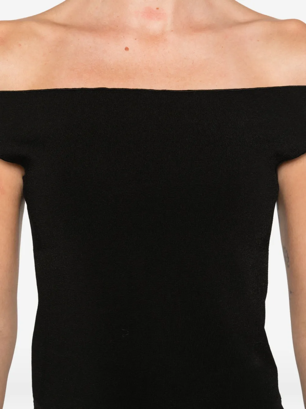 Simkhai Dalton Off Shoulder Top In Black