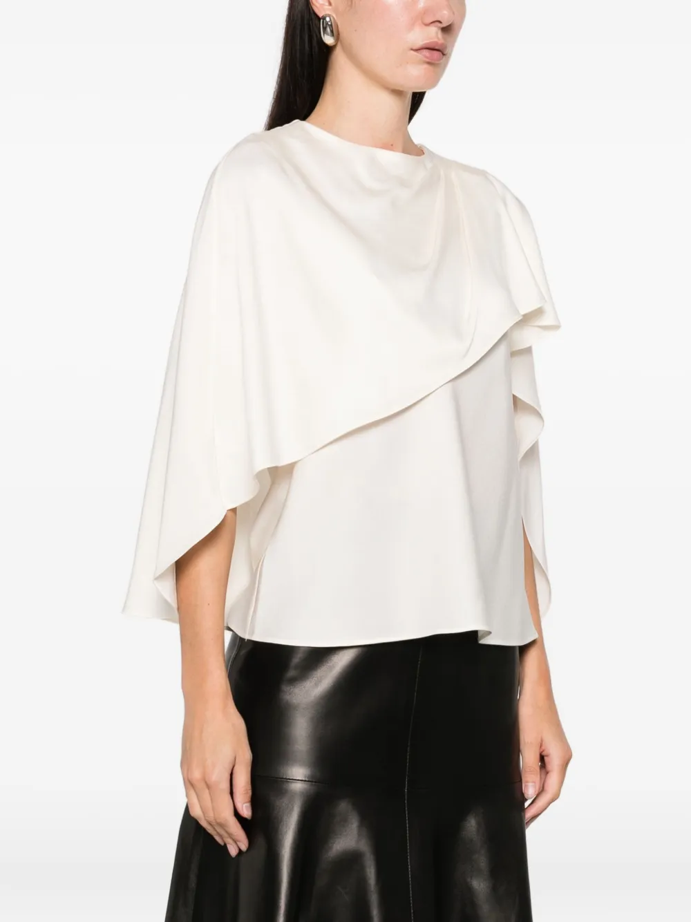 Simkhai Eliora Cape Top In White
