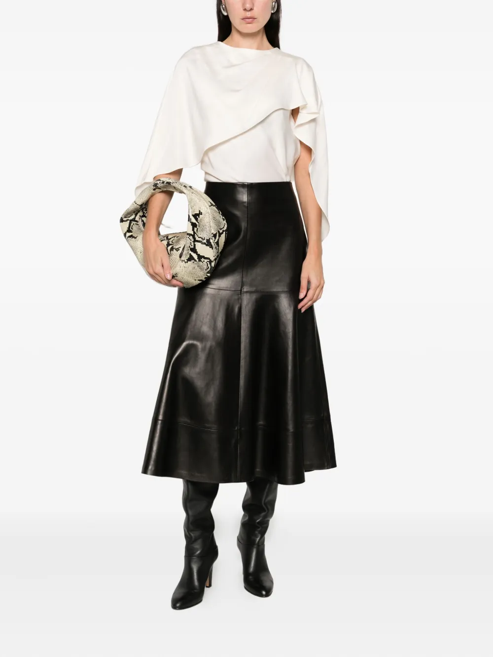 Simkhai Eliora top met cape - Beige