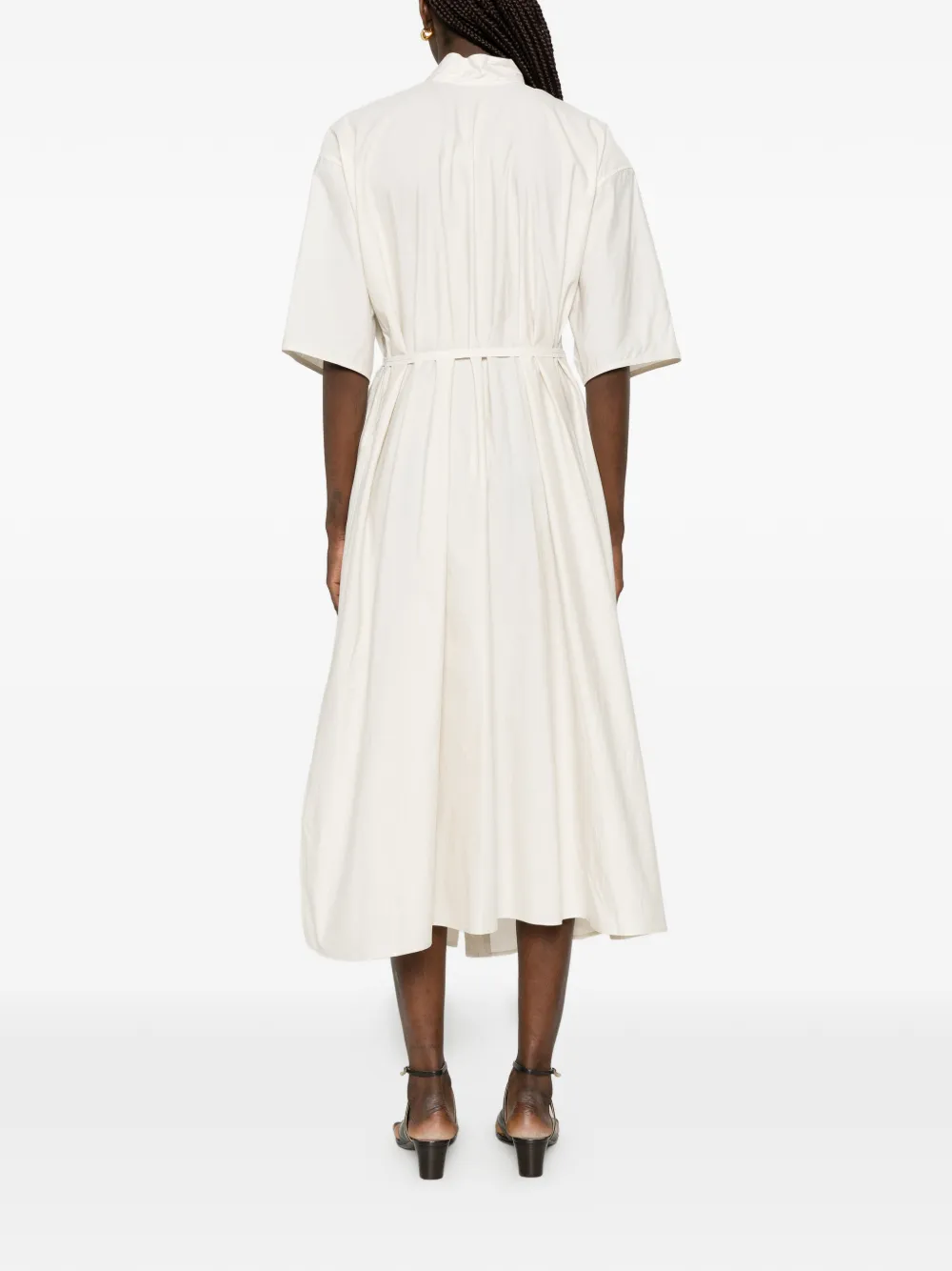 LEMAIRE Omkeerbare midi-jurk Beige