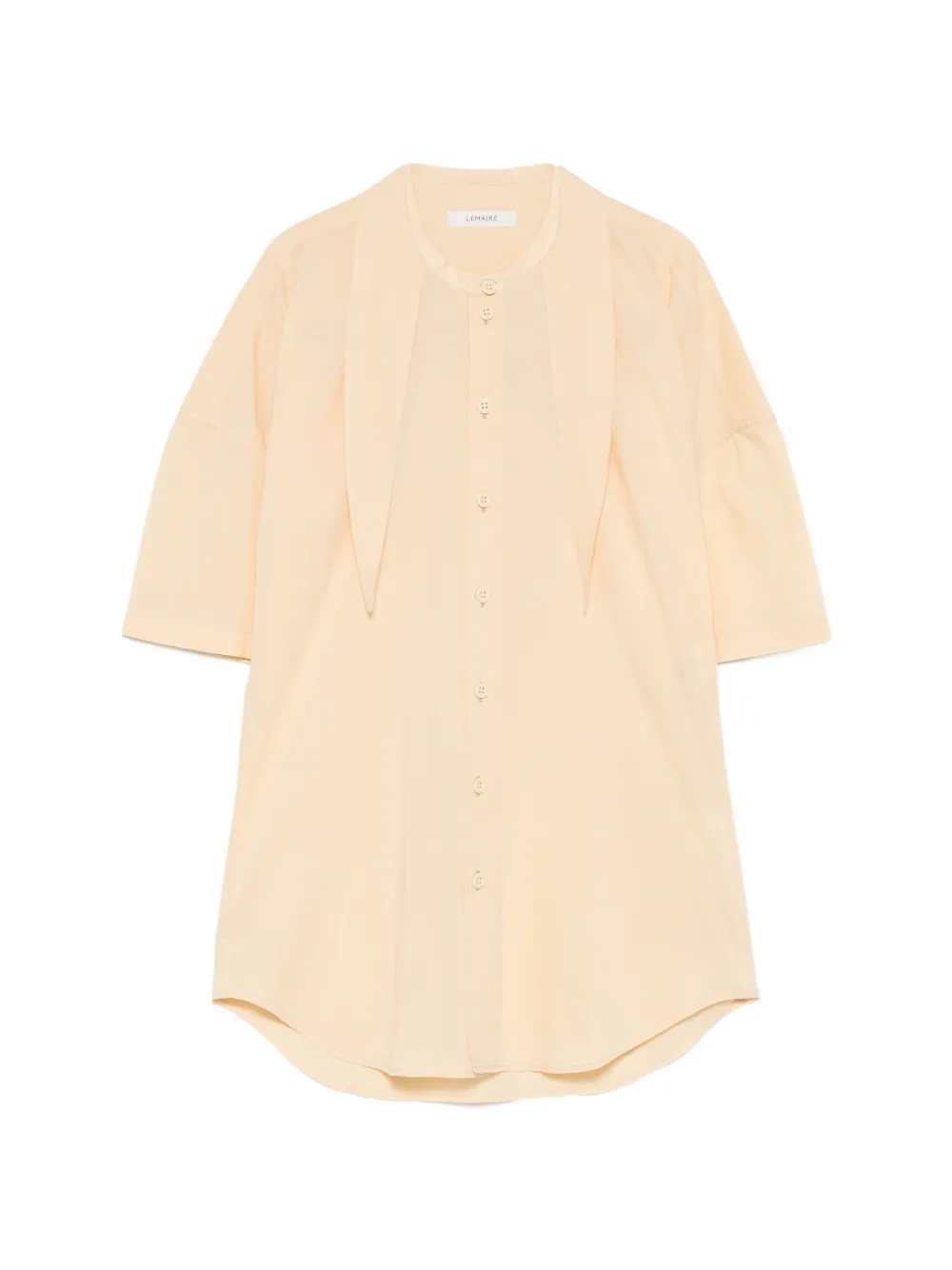 LEMAIRE foulard short-sleeve shirt - Giallo
