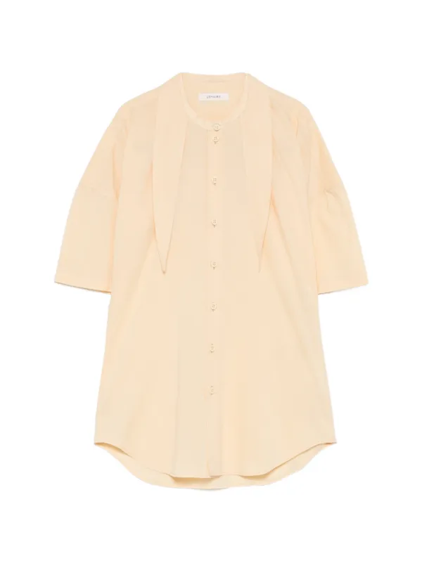 【値下げ】LEMAIRE 半袖シャツ（イエロー） LEMAIRE ショートスリーブ シャツ | イエロー | FARFETCH JP