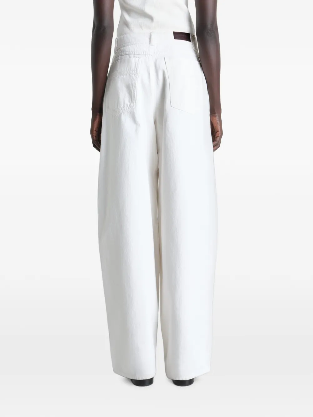LEMAIRE Oversized jeans Wit