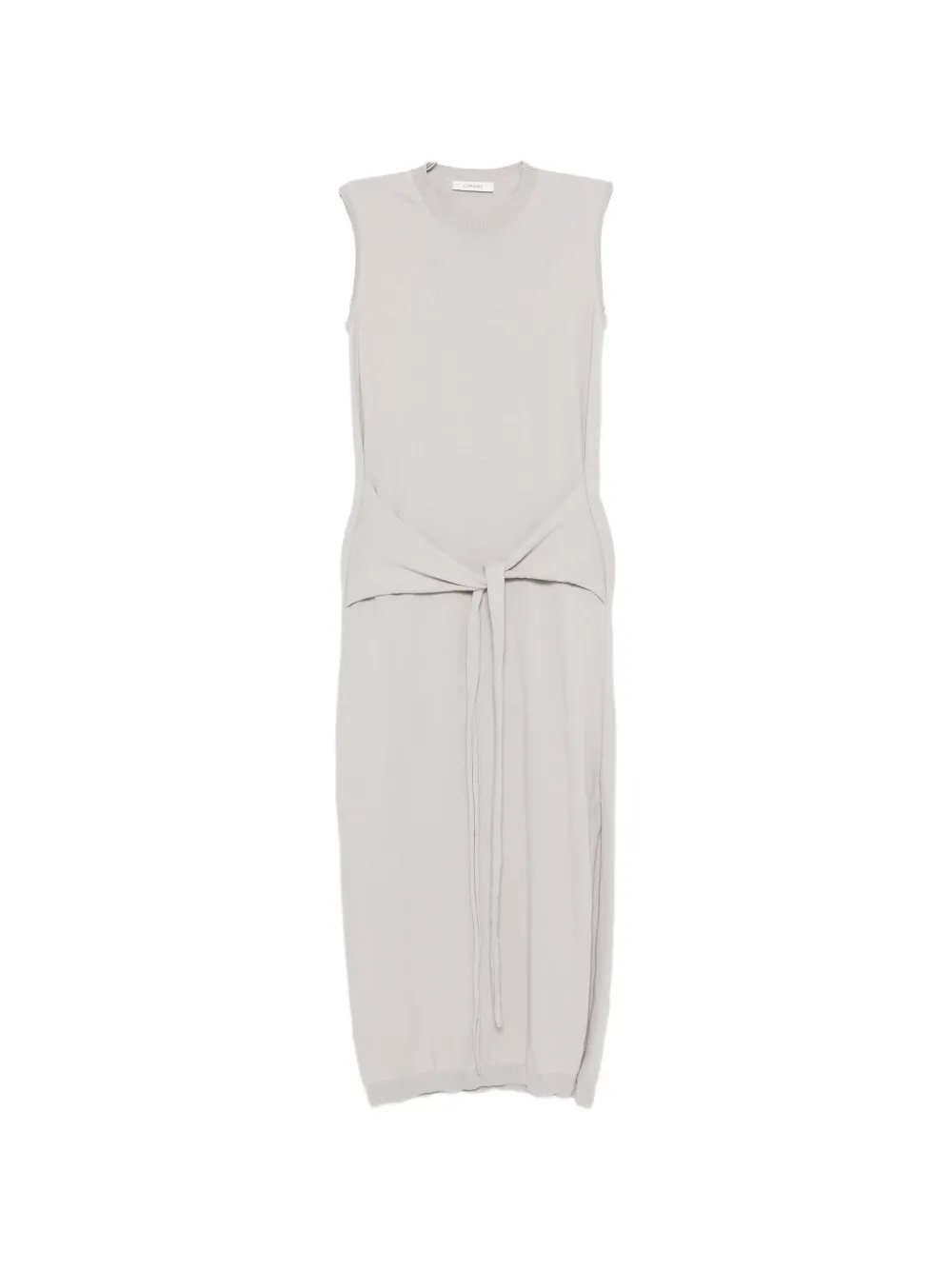 LEMAIRE sleeveless knotted midi dress - Grigio