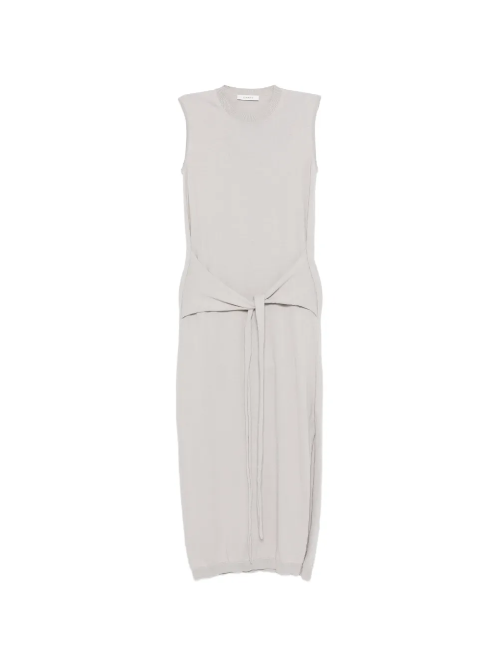 LEMAIRE sleeveless knotted midi dress - Grey