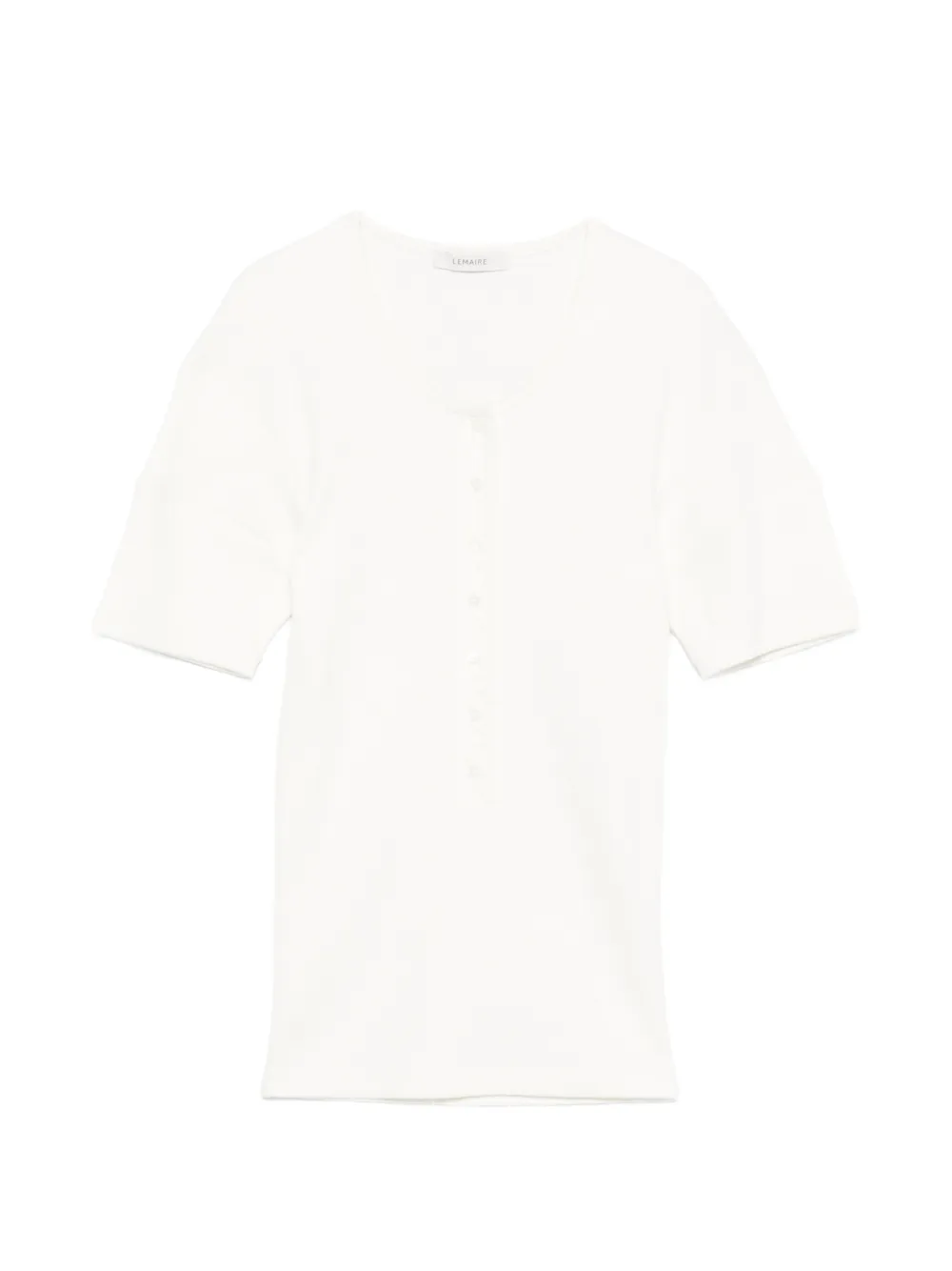LEMAIRE henley fitted top - Toni neutri