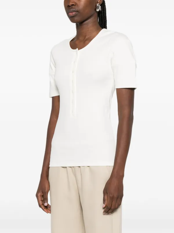LEMAIRE ヘンリーネック トップ | ニュートラル | FARFETCH JP