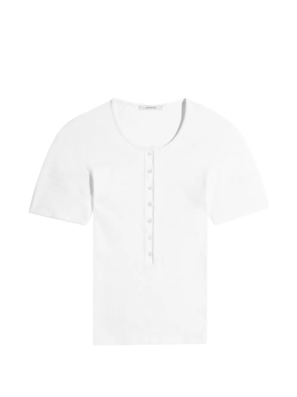 LEMAIRE henley fitted top - Toni neutri