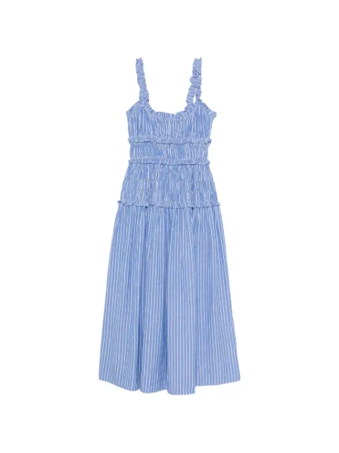 DÔEN Marianne striped midi dress