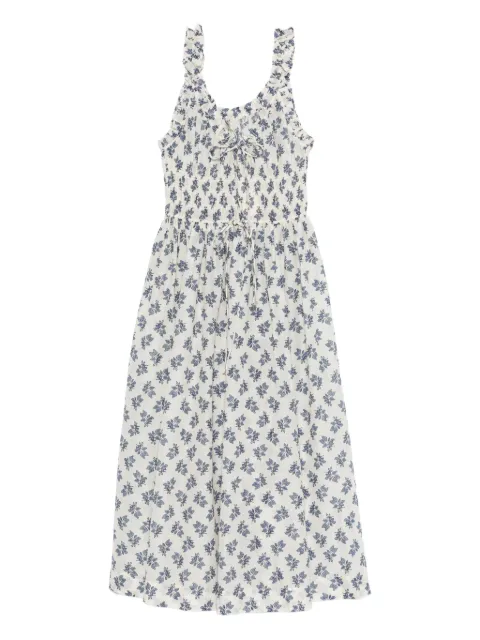 DÔEN flower print scoop neck dress