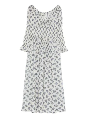 knee length dresses for ladies FREE PEOPLE Adriel Midi Dress