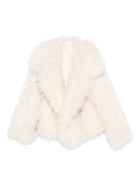 Norma Kamali faux fur coat