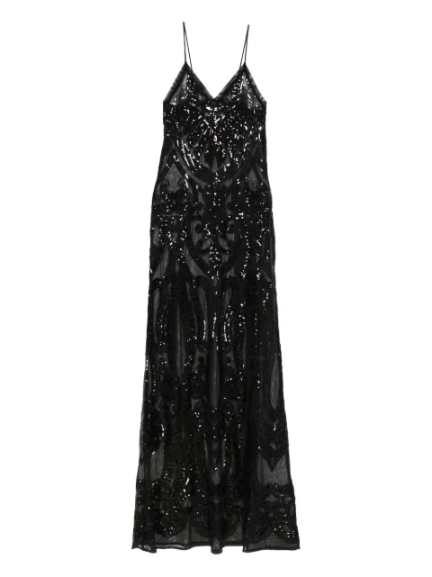 Norma Kamali sequin-embellished gown