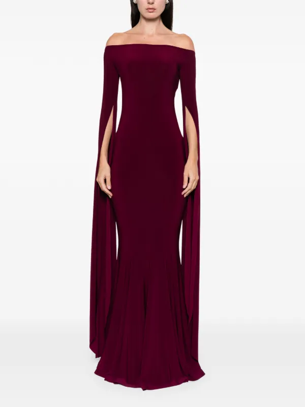 Norma Kamali long-sleeve Maxi Dress | Red | FARFETCH