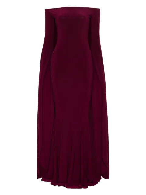 Norma Kamali long-sleeve maxi dress