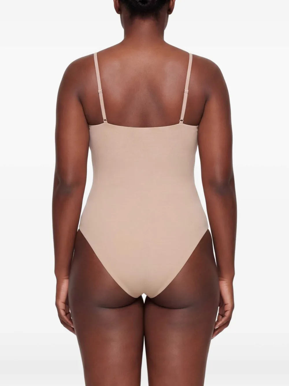 Christopher Esber Badpak met ruches Beige