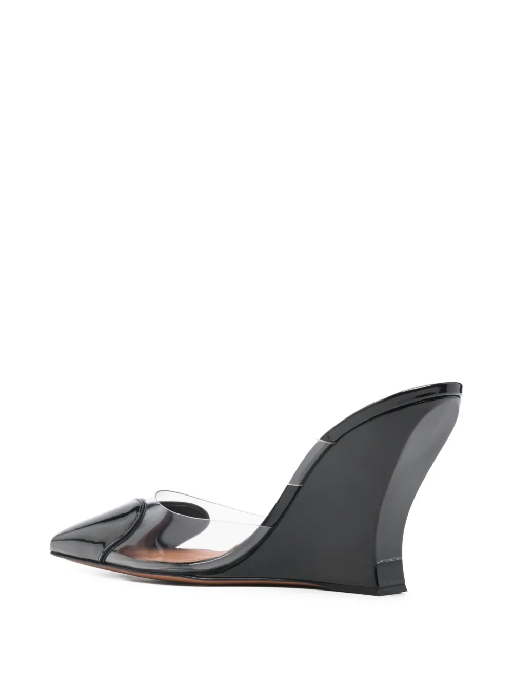 Le Coeur Pointed-Toe Wedge Mules