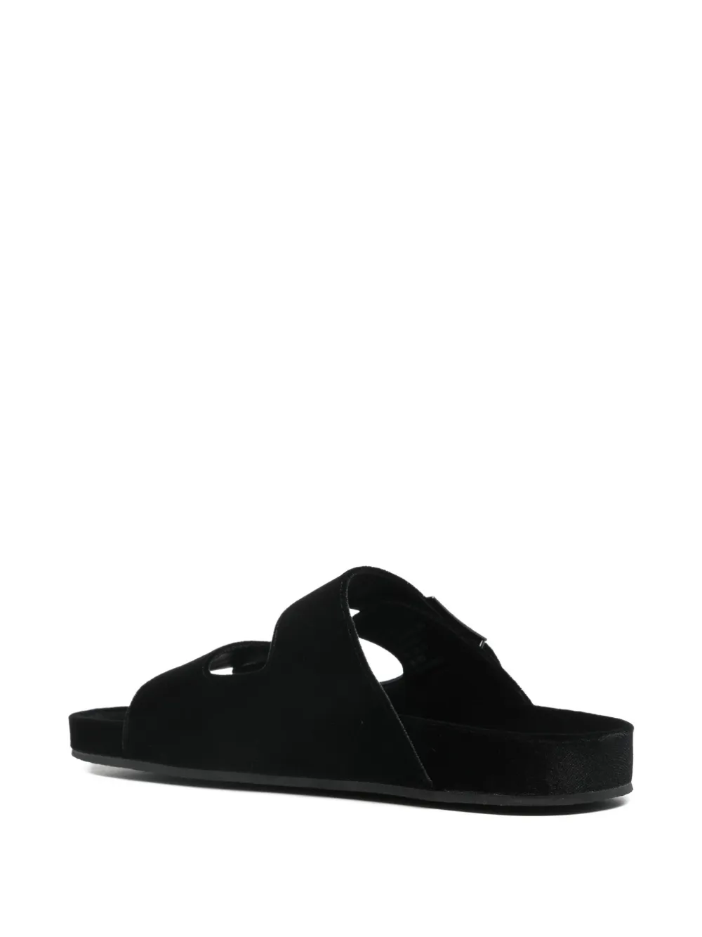 Tory Burch Pave Flat Slide Sandal In Black