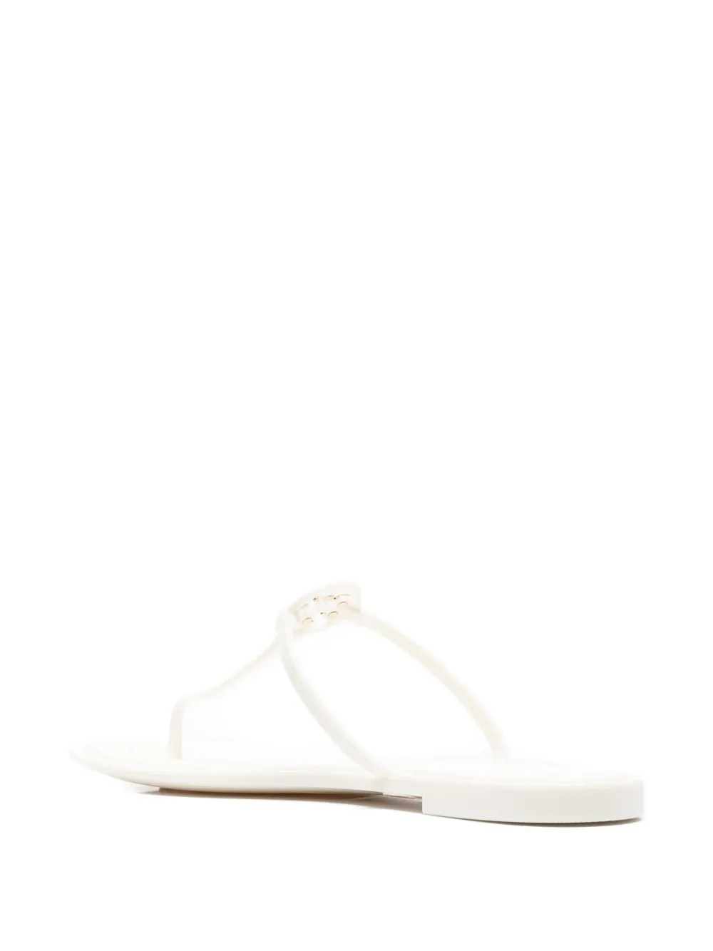 Tory Burch Miller Flat Sandals In White