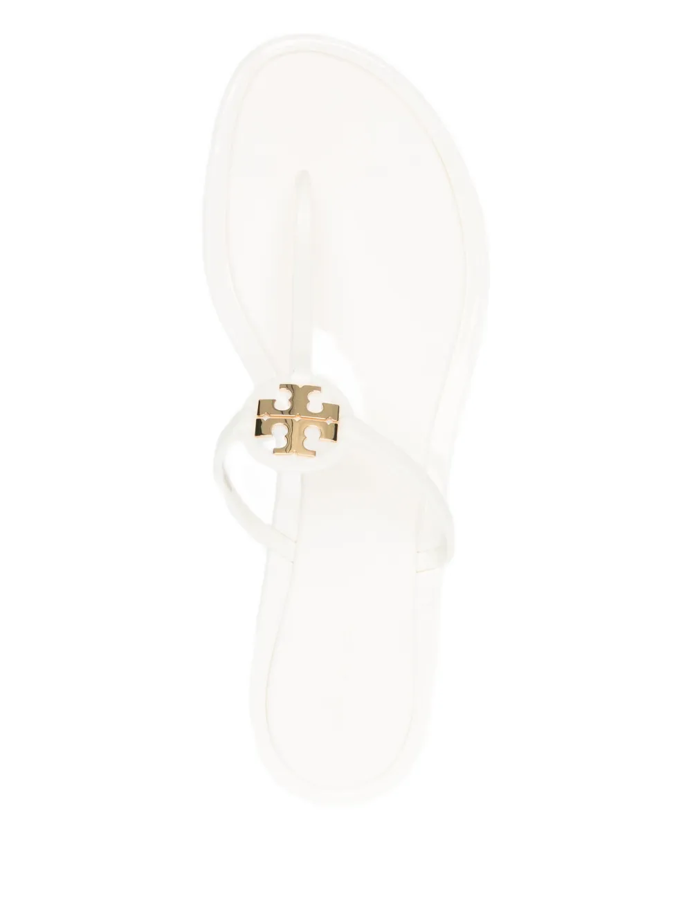 Tory Burch Miller Flat Sandals In White