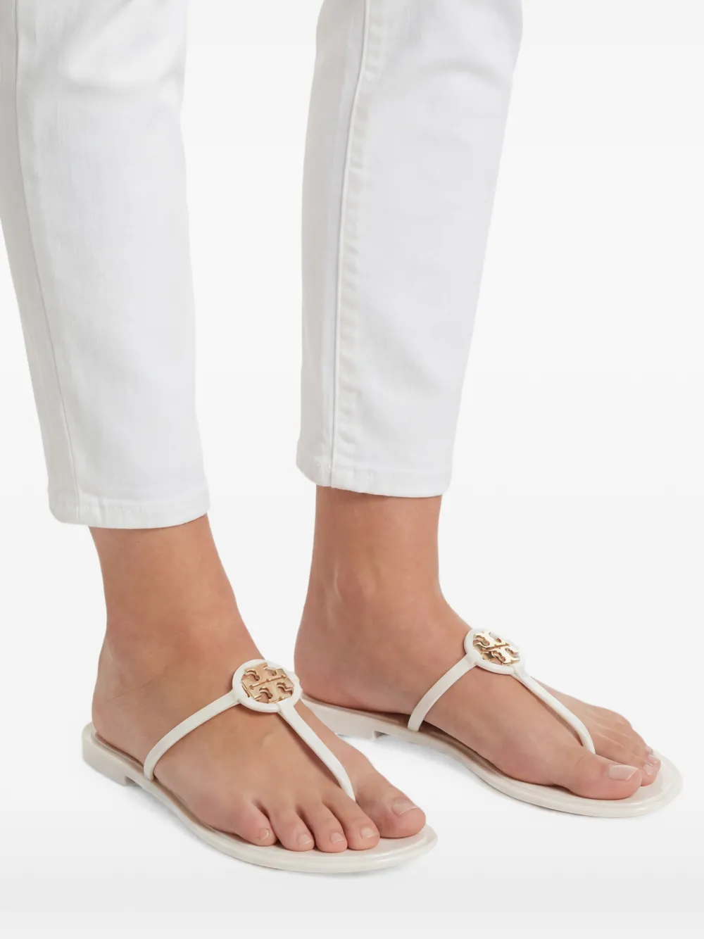 Tory Burch Miller Jelly sandalen Beige