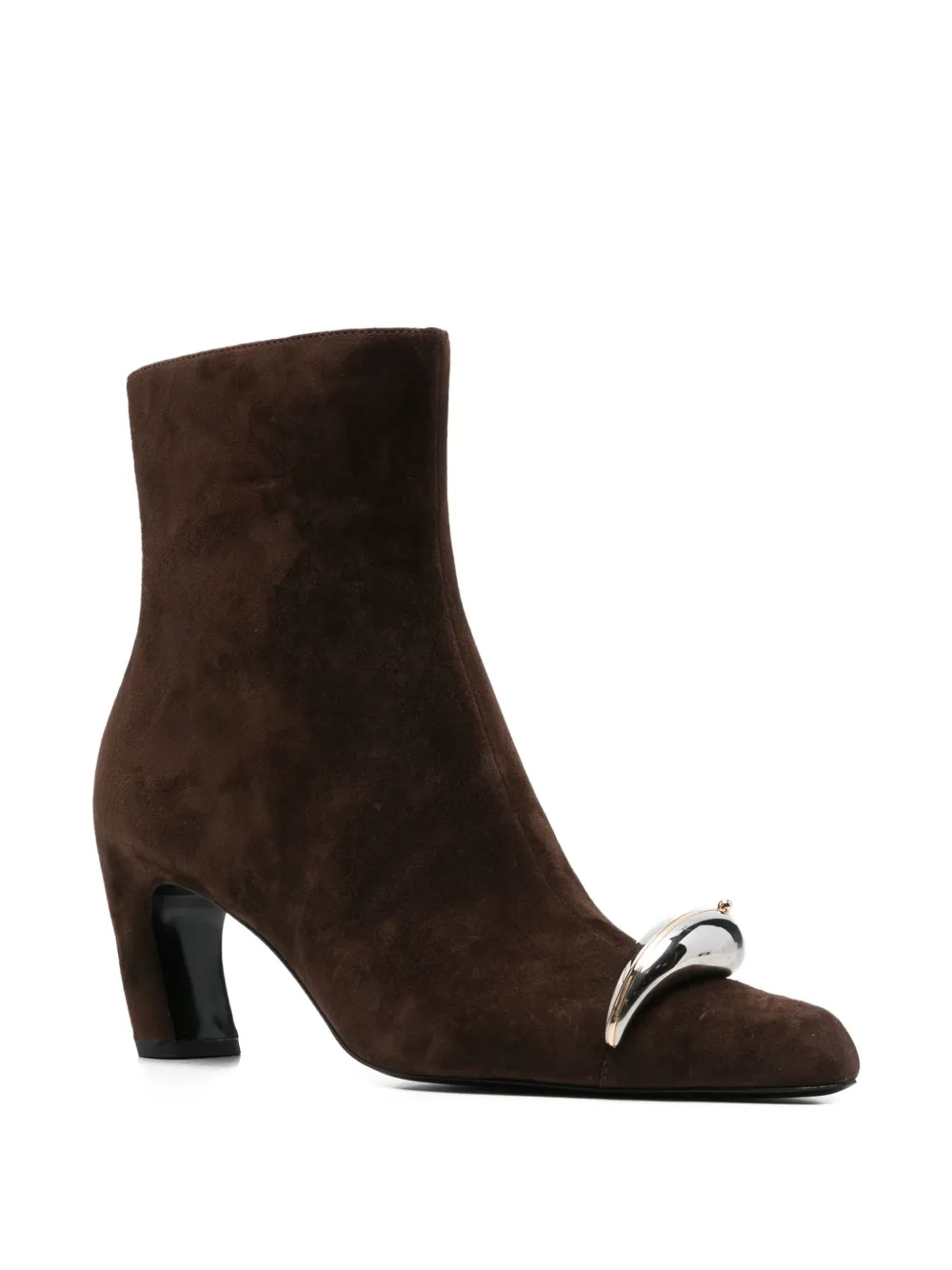 Tory Burch 65mm Suede Ankle Boots In Brown