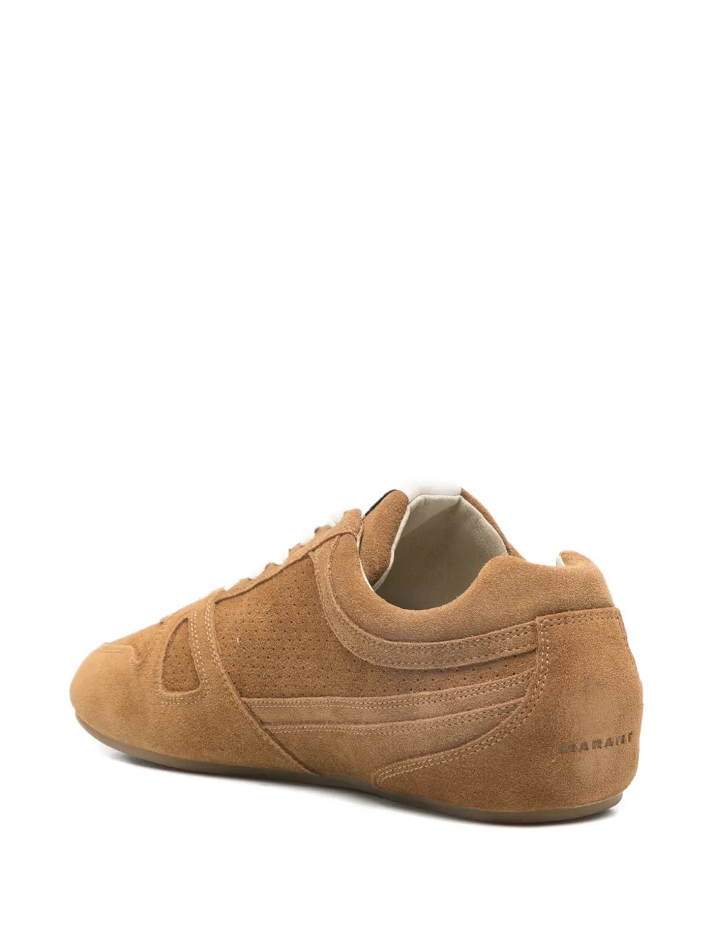 ISABEL MARANT Sennyth suede lace-up sneakers Bruin