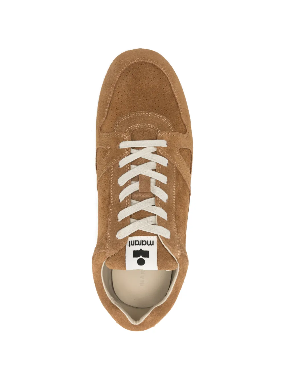 ISABEL MARANT Sennyth suede lace-up sneakers Bruin