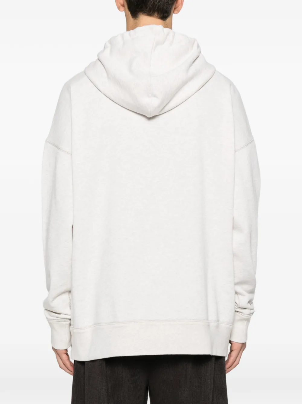 ISABEL MARANT Miley logo-detail hoodie Beige