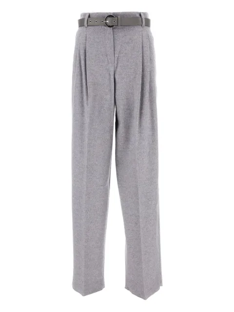 Max Mara pantalones con pinzas y cinturón