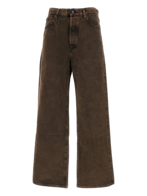 FRAME five-pocket wide-leg jeans