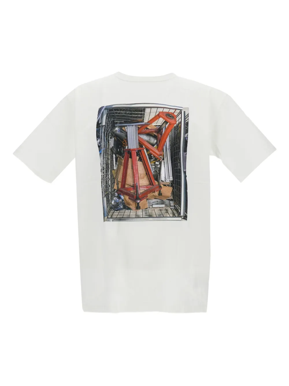 Junya Watanabe MAN グラフィック Tシャツ - ホワイト Junya Watanabe MAN グラフィック Tシャツ - ホワイト