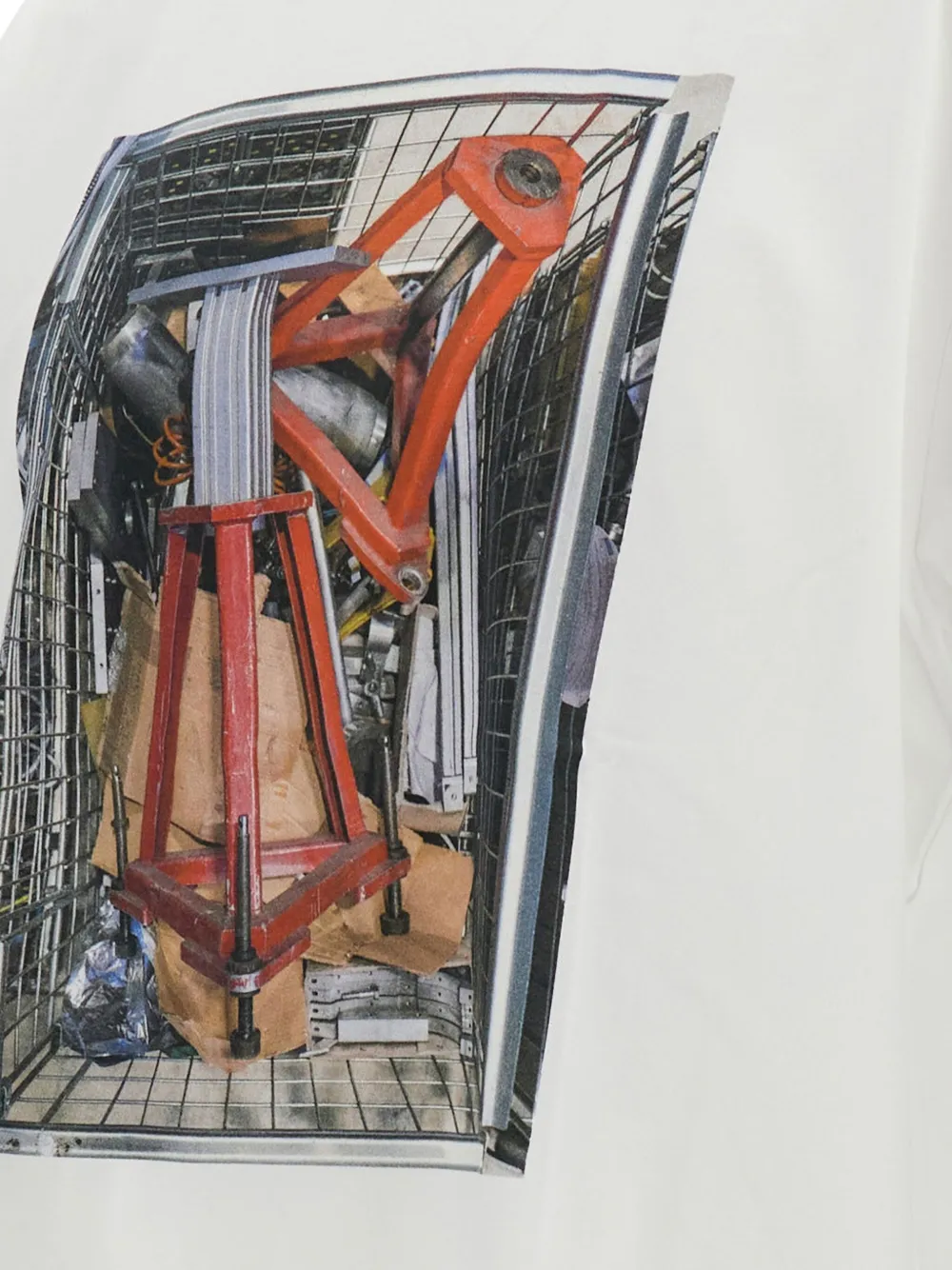 Junya Watanabe Cotton Jersey Thomas Struth In White
