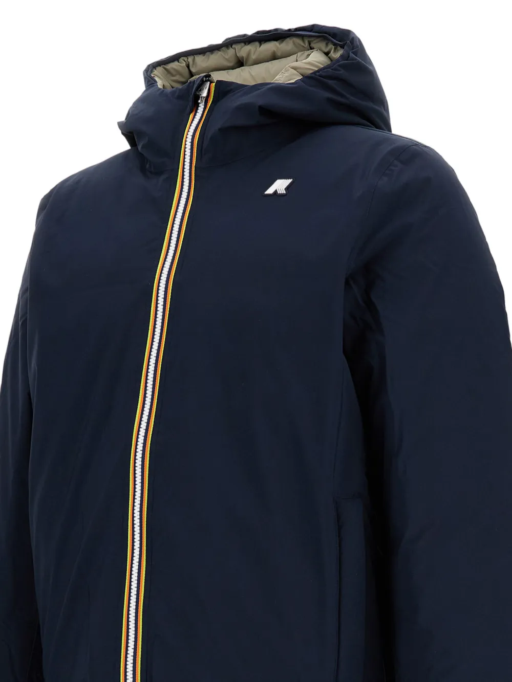 K-way Jack St Thermo Double Jacket In Blue