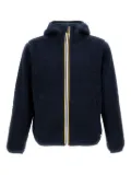 K-Way hooded sherpa fleece jacket - Blue