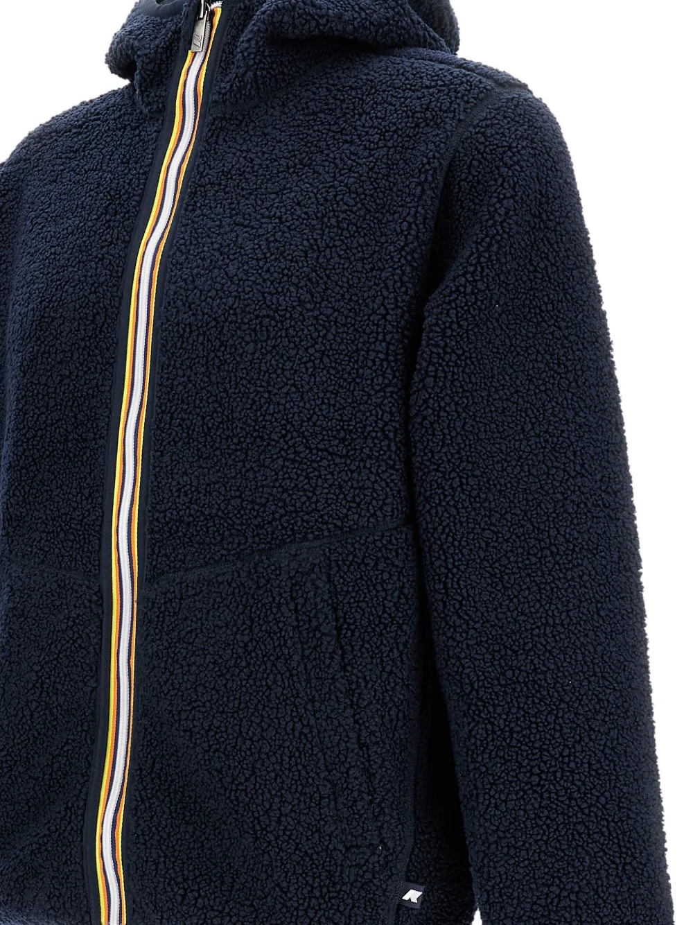 K-way Jack Sherpa Polar Double Jacket In Blue