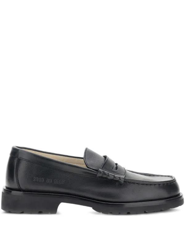 COMMON PROJECTS Leather Penny Loafers Leather penny loafers in black - Common Projects | Mytheresa main image 3